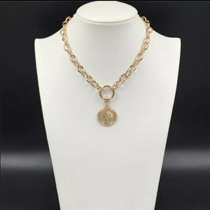 2/20 Brand new coin chain layering necklace